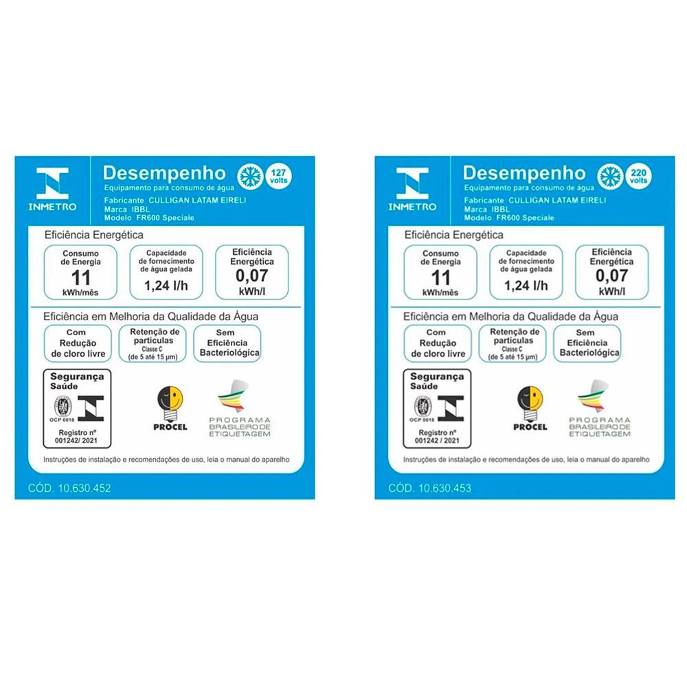 Purificador de Água IBBL Speciale Branco FR600