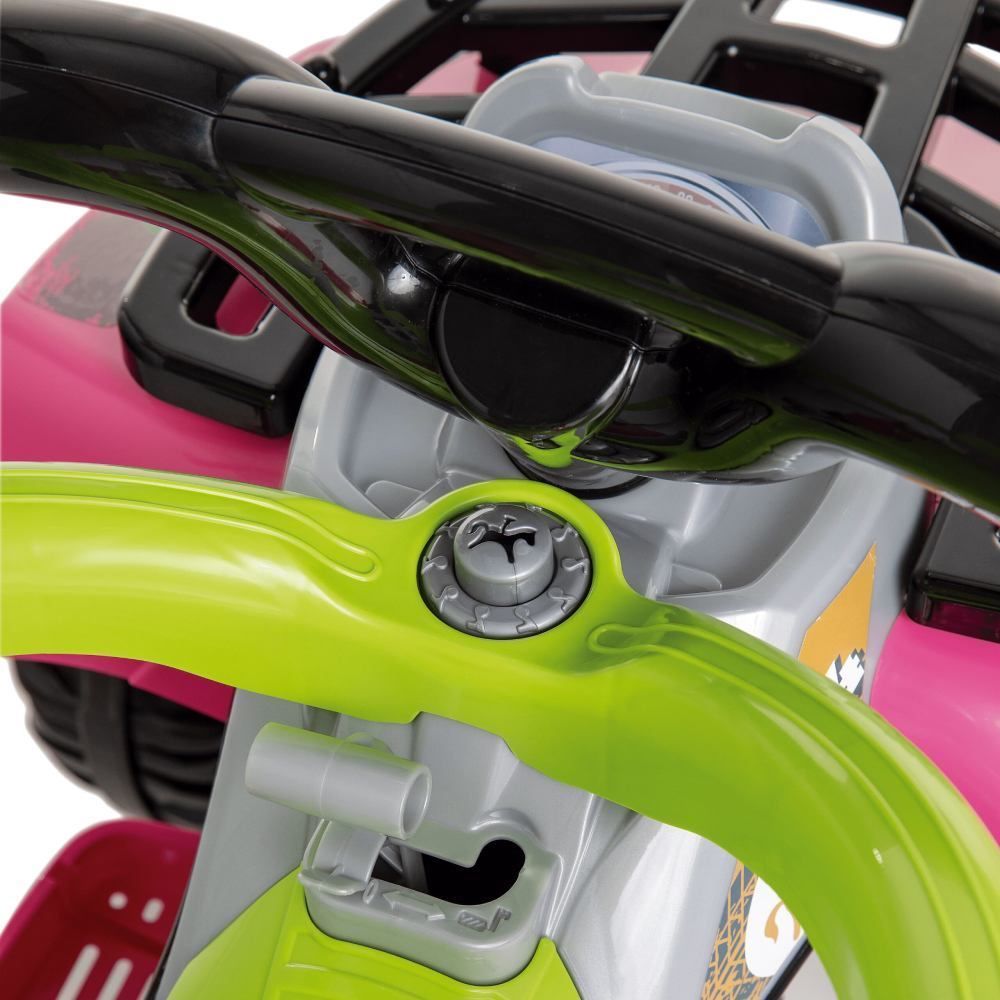 Quadriciclo Carro Cross Up Passeio e Pedal Calesita - Rosa