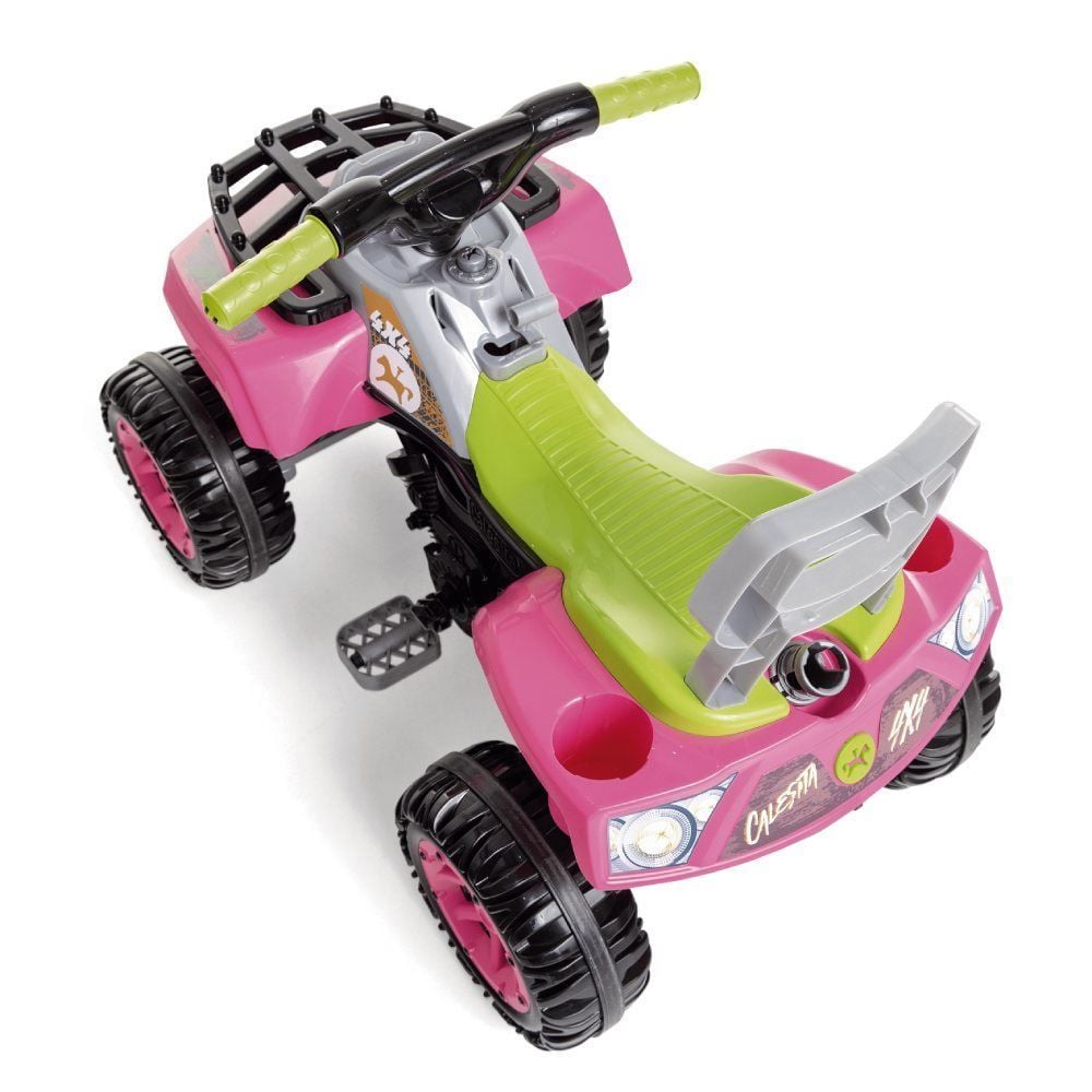 Quadriciclo Carro Cross Up Passeio e Pedal Calesita - Rosa