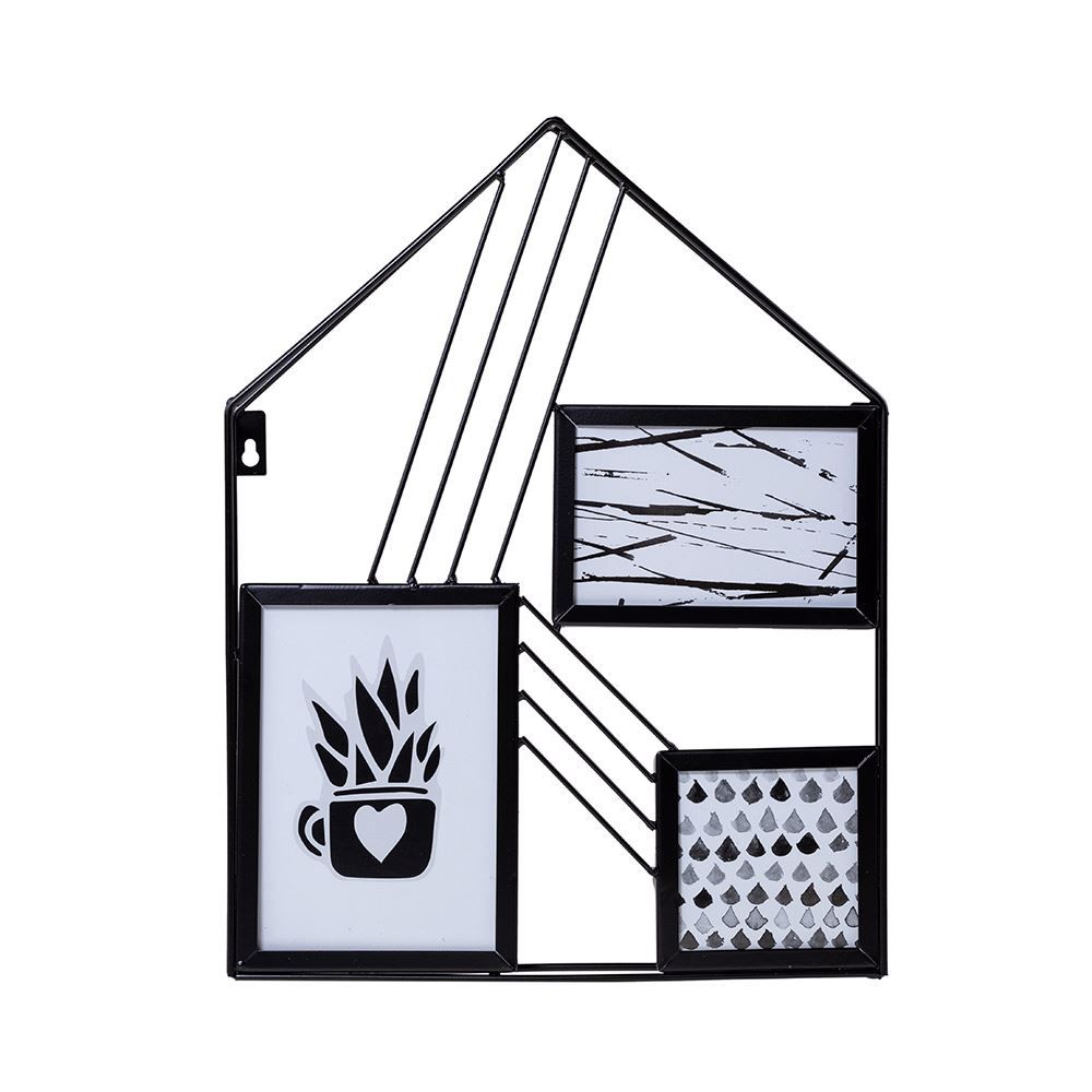 Quadro Decorativo Para Fotos 3,5X30x40cm Yaris - Preto