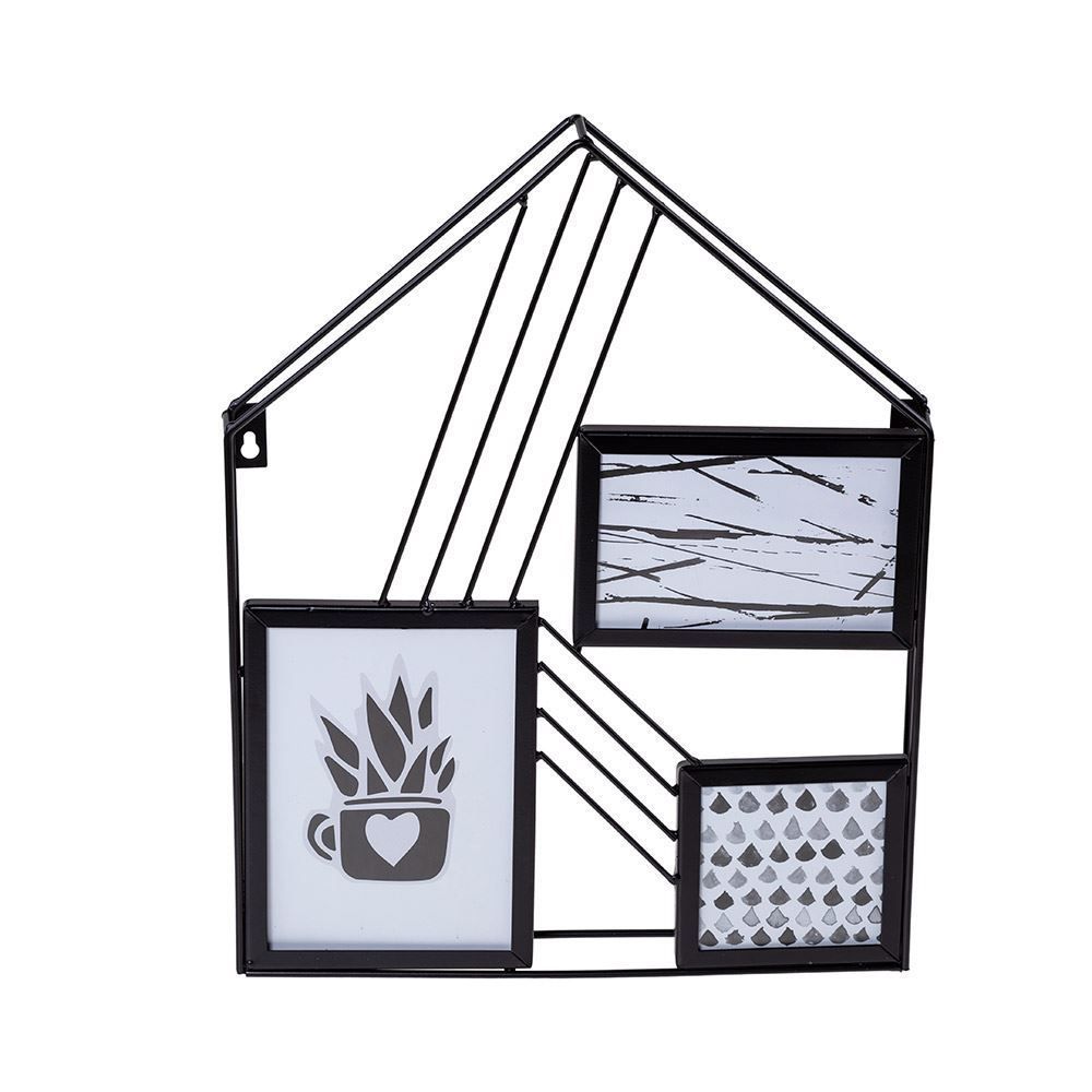 Quadro Decorativo Para Fotos 3,5X30x40cm Yaris - Preto