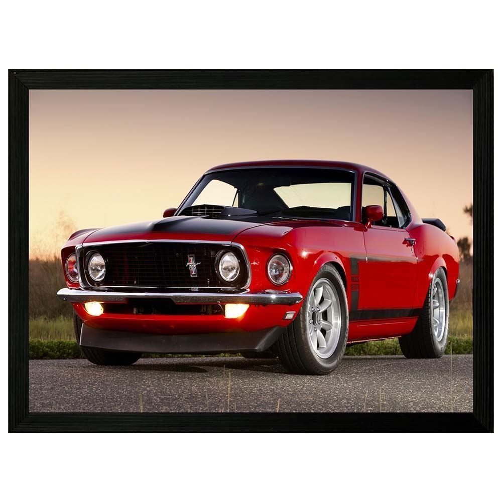 Quadro Retangular Fx Quadros 33Cm - Mustang