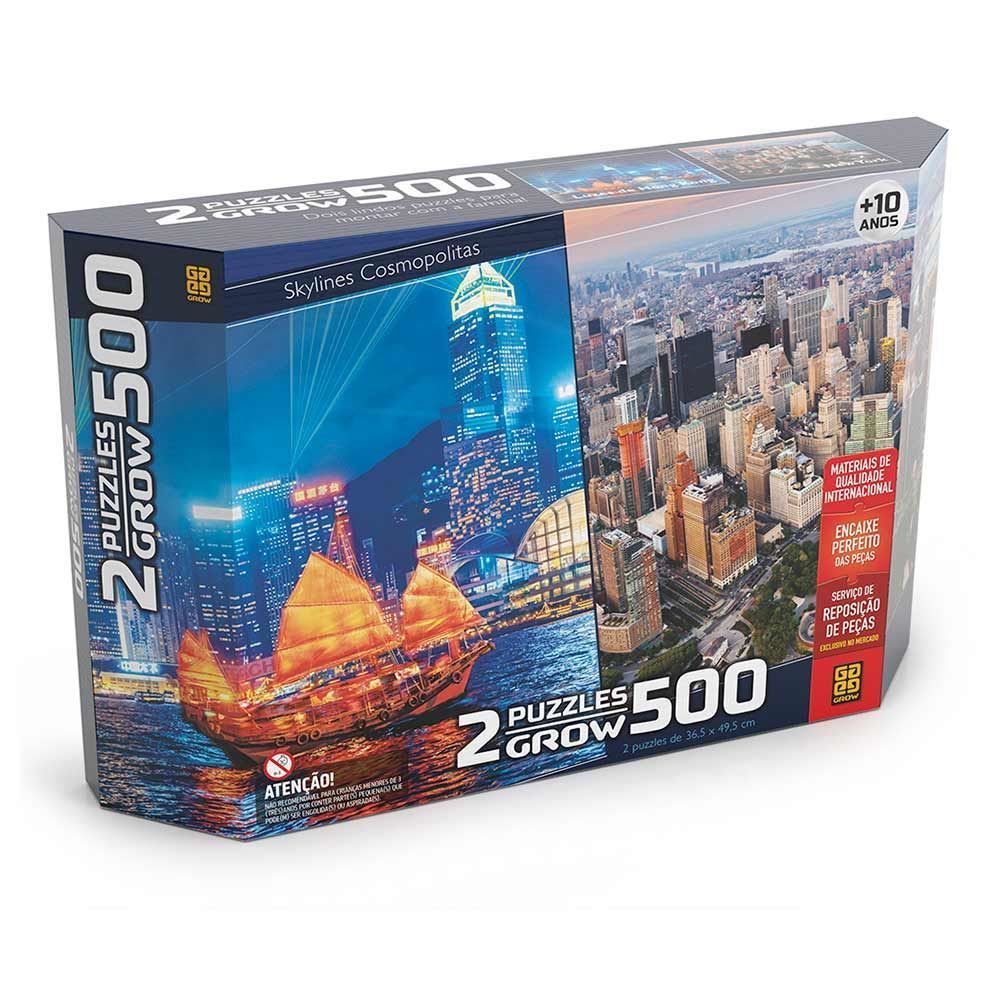 Quebra Cabeça 500 Peças 3920 Grow - Duplo Skylines