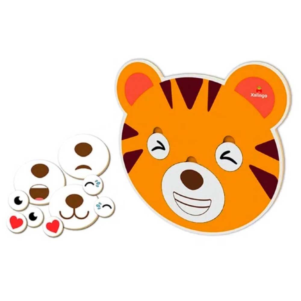 Quebra-Cabeça De Encaixe Expressões Xalingo - 17187