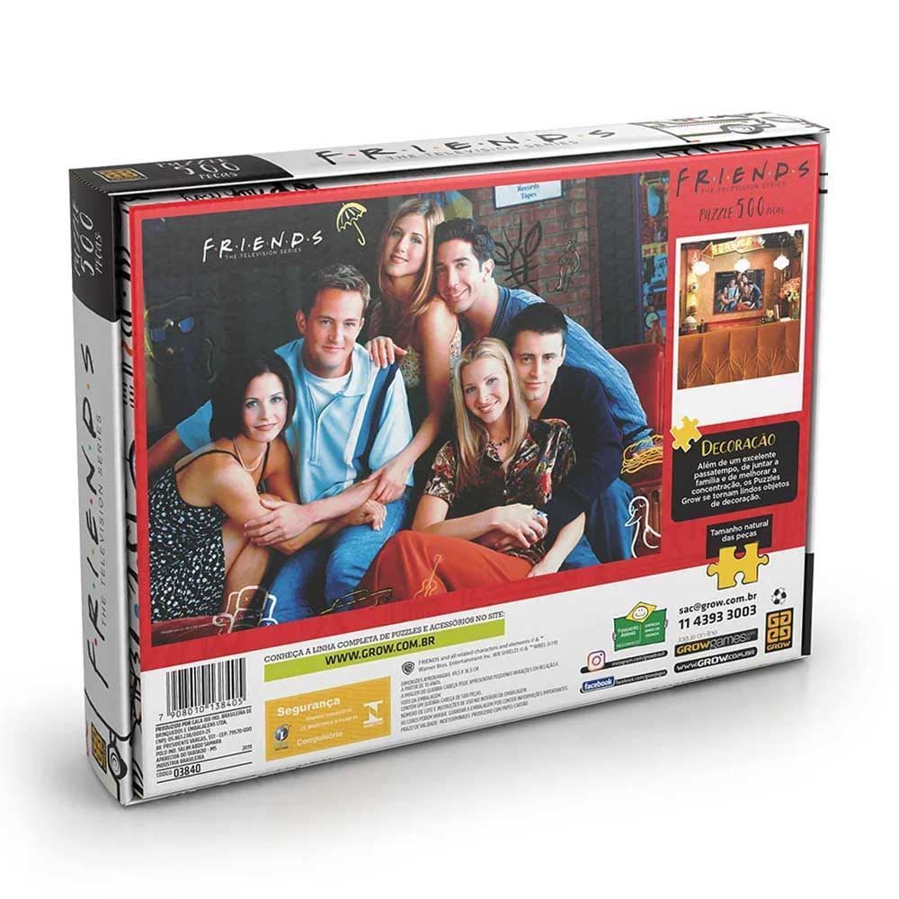 Quebra-Cabeça Friends 500 peças Grow - 03840 - Colorido