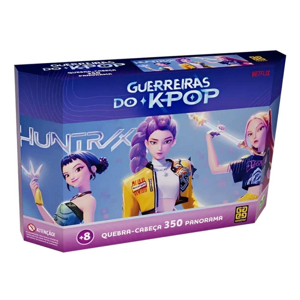 Quebra-Cabeça Panorama Guerreiras do K-Pop Grow - 350 peças