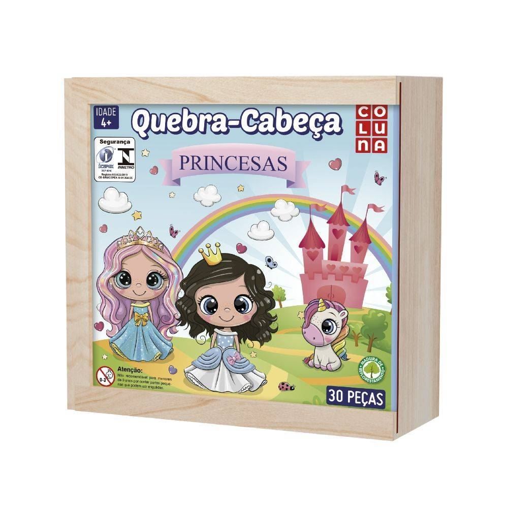 Quebra-Cabeça Princesas 30 Pcs Gala - 790696
