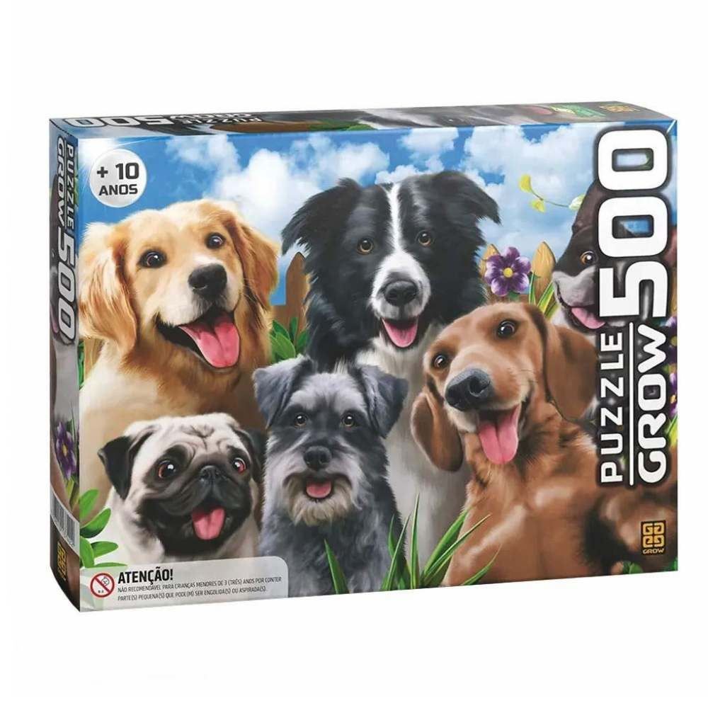 Quebra-Cabeça Selfie Pets 500 Peças Grow - 03742