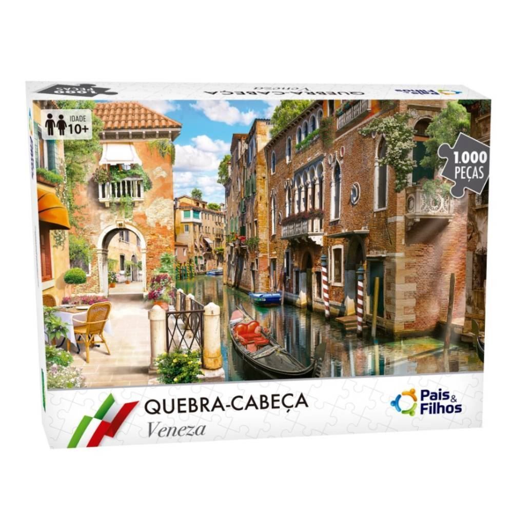 Quebra-Cabeça Veneza 1000 Pcs Pais & Filhos - 7266