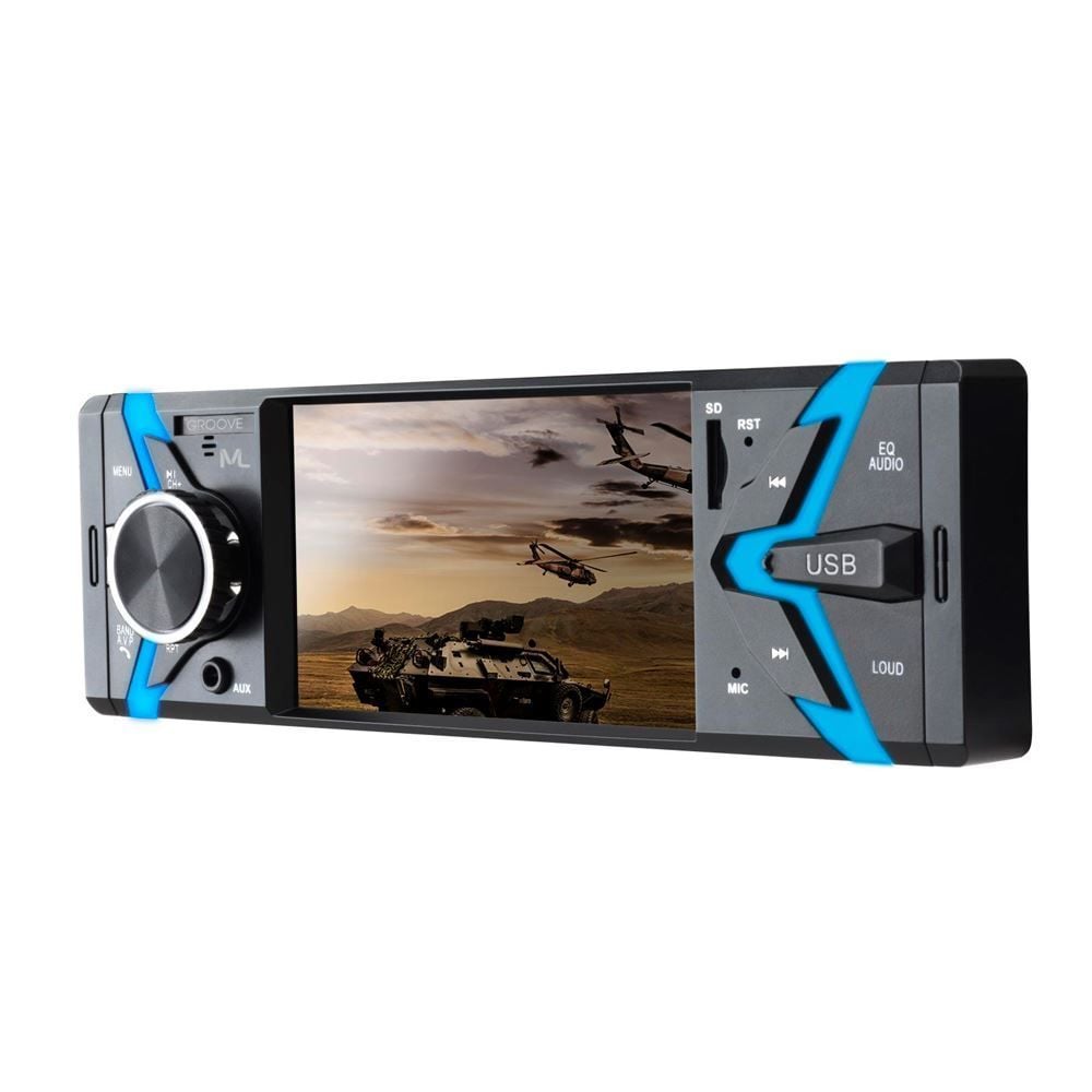 Rádio Mp5 Player Com Bluetooth Groove P3341 Multilaser - 1 DIN