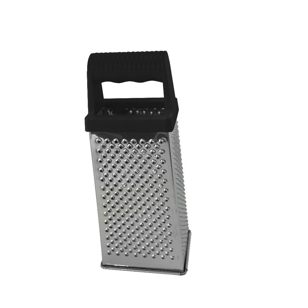 Ralador Inox Quadrado 4 Faces Solecasa - PRETO/PRATA