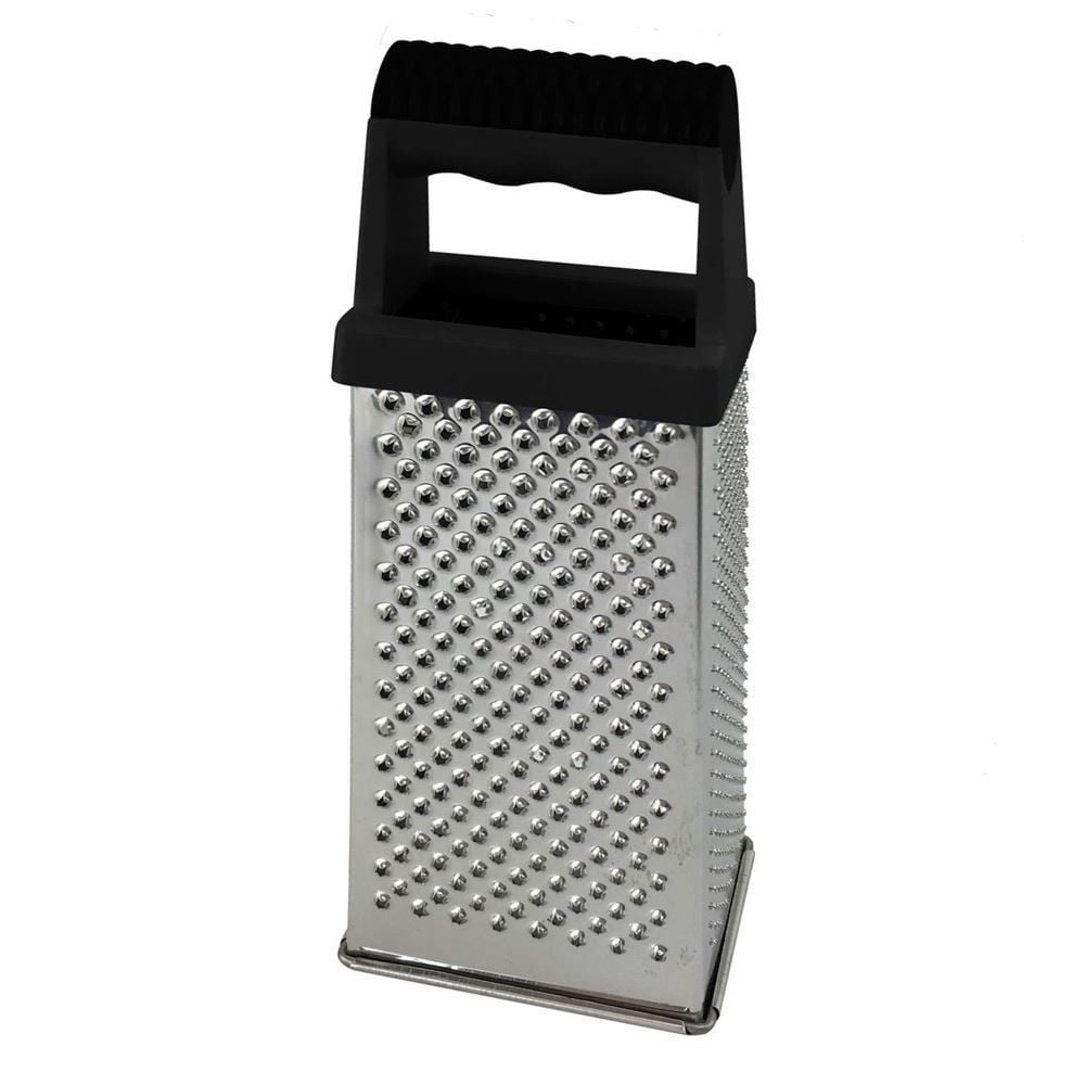 Ralador Inox Quadrado 4 Faces Solecasa - PRETO/PRATA