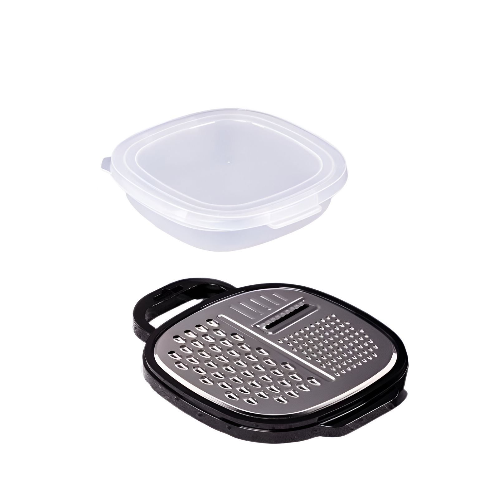 Ralador Quadrado Com Pote Coletor Inox Havan Casa - Preto