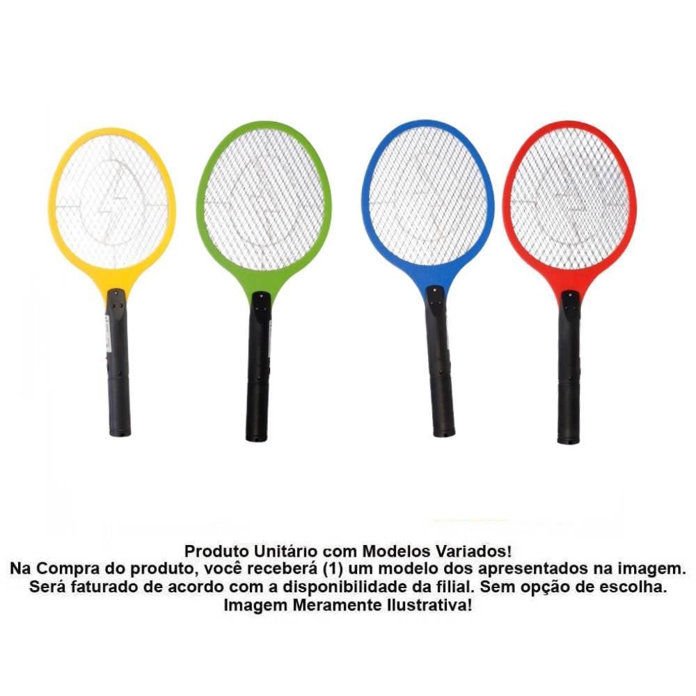 Raquete Elétrica Recarregável Mata Mosquito Bivolt Western - Sortido
