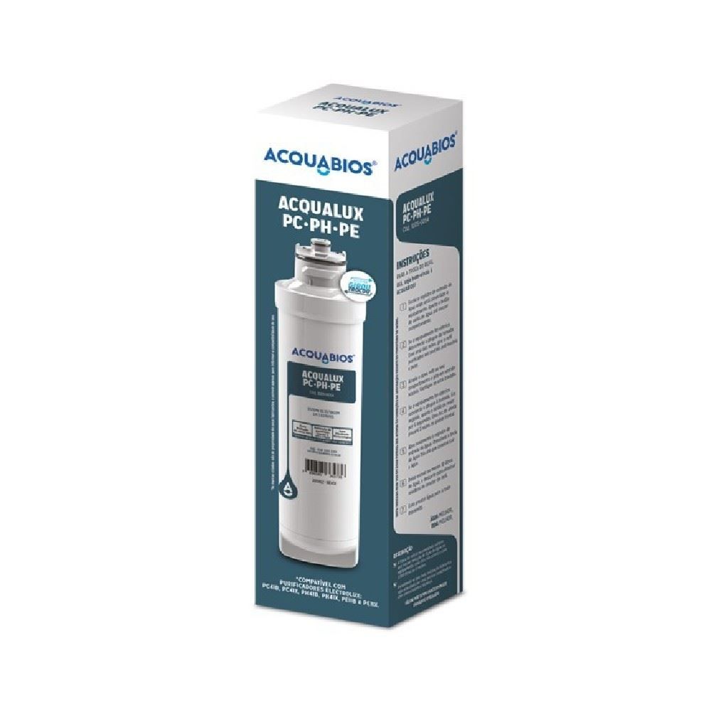 Refil Acquabios Acqualux Pc/Ph/Pe para Purificador Electrolux - 1005-0054