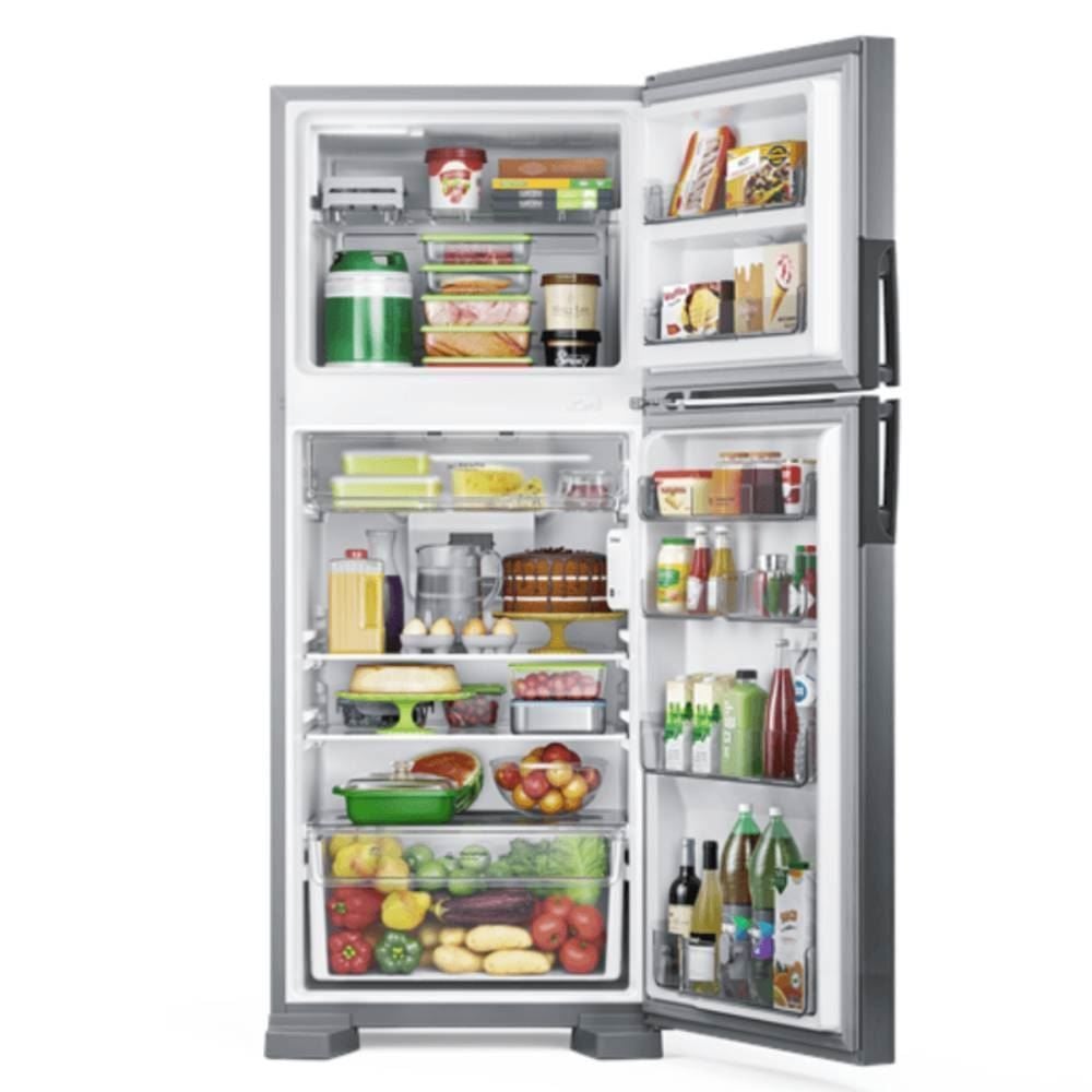 Refrigerador Geladeira Consul Inox Frost Free 410 Litros CRM50LK