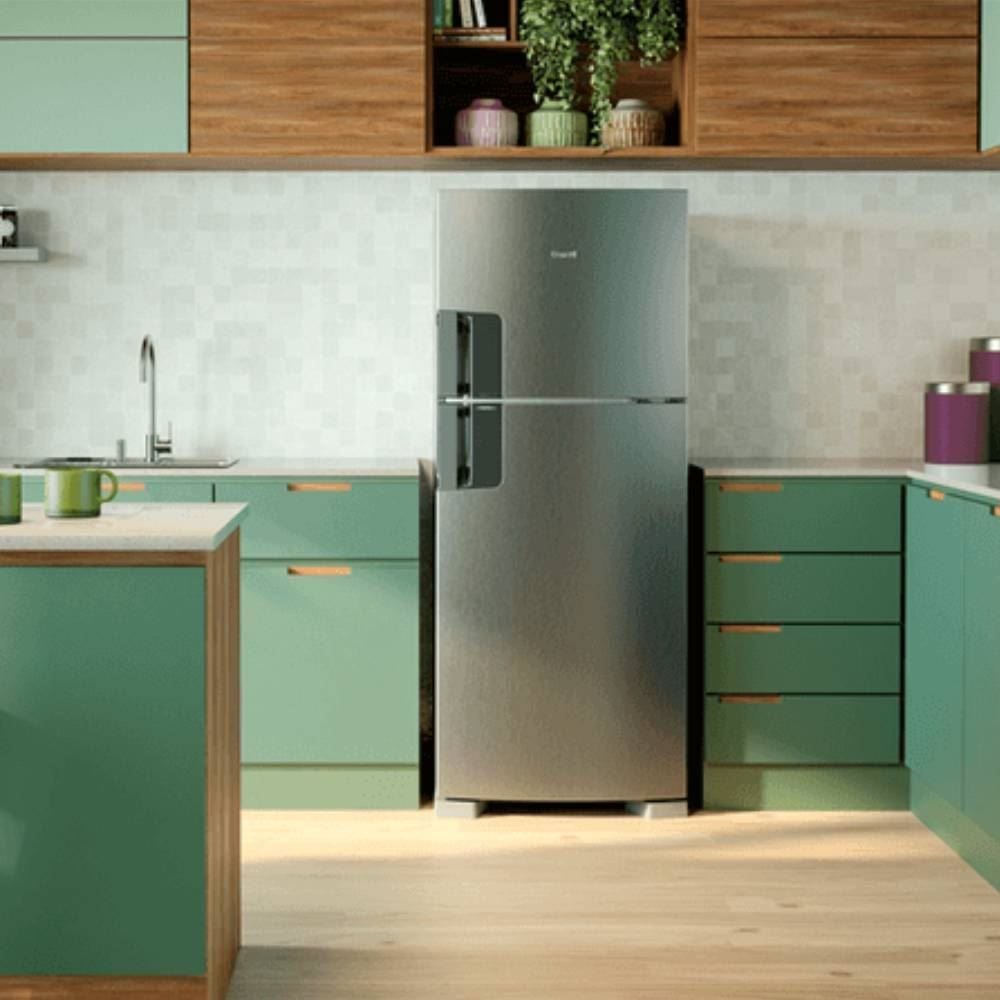 Refrigerador Geladeira Consul Inox Frost Free 410 Litros CRM50LK