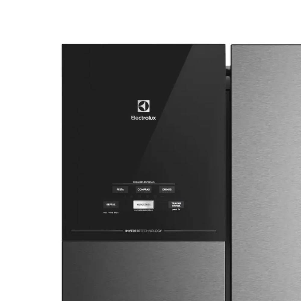 Refrigerador Geladeira Electrolux Inox Frost Free 480 Litros IM7B
