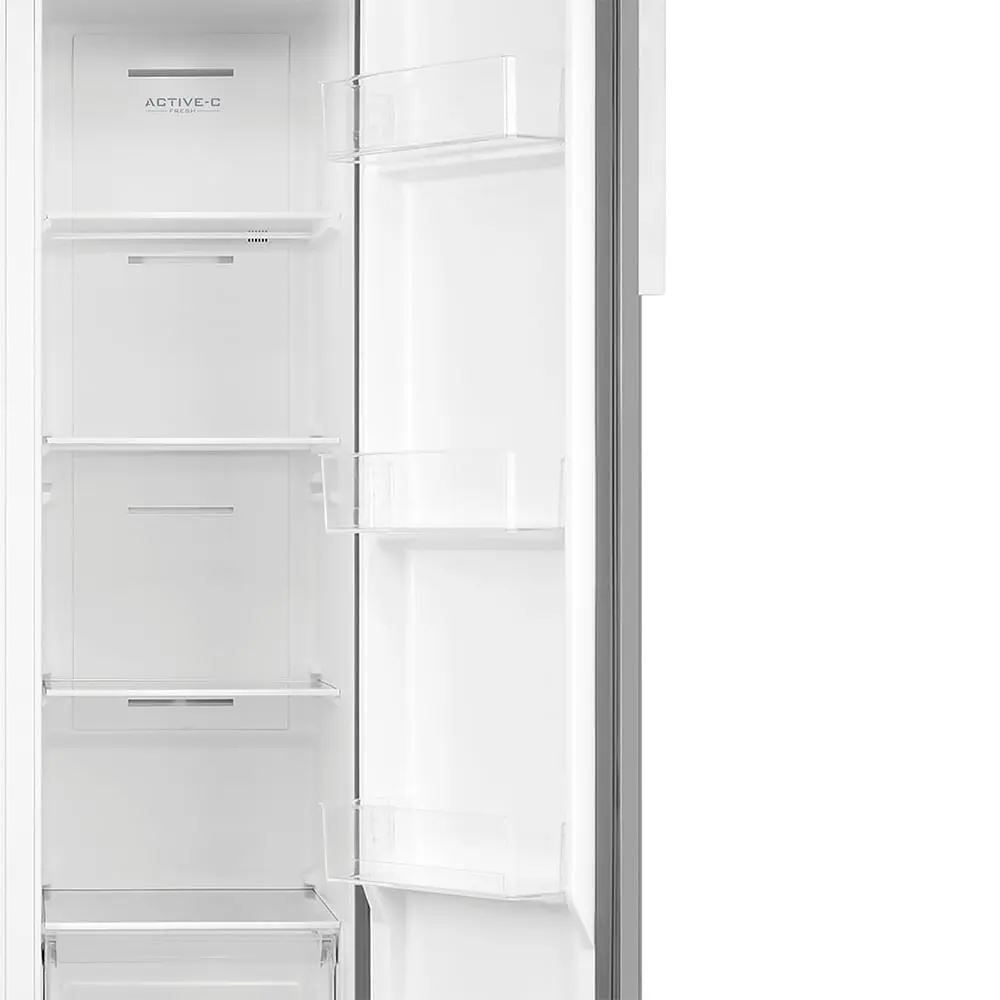 Refrigerador Geladeira Midea Side By Side Inverter Inox 442 Litros MDRS598FGA