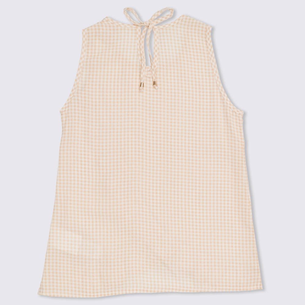 Regata 4 a 10 anos Xadrez + Babados Marmelada