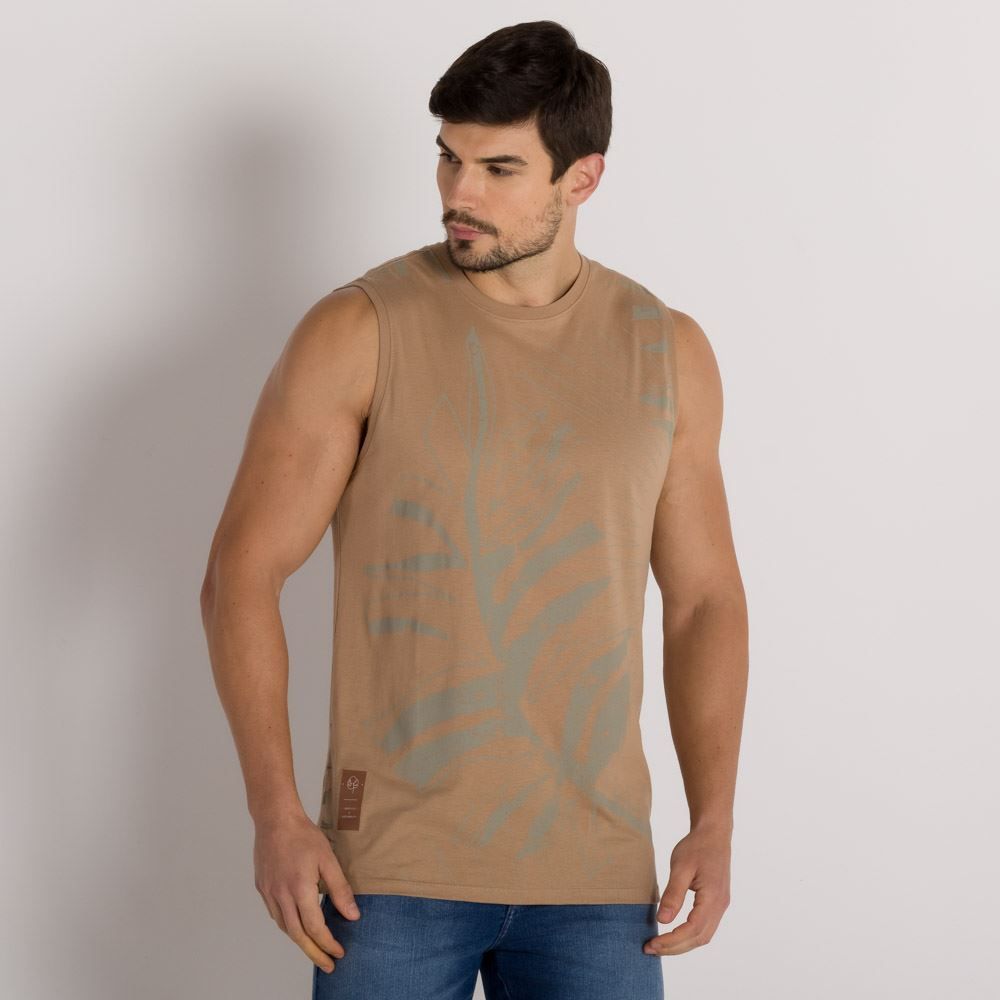 Regata com Estampa de Folha Marc Alain