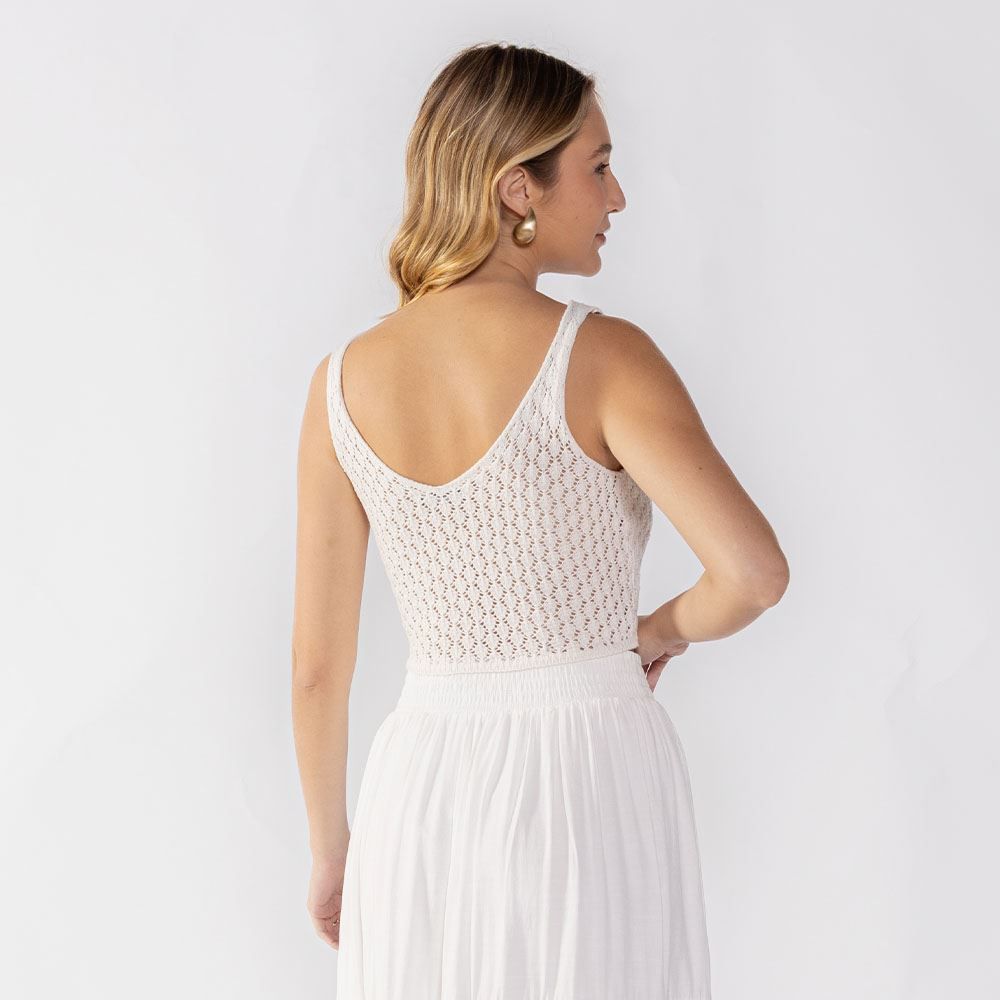 Regata Cropped Feminina De Tricot Boby Blues