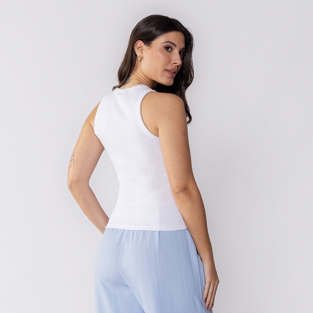 Regata Feminina Básica De Ribana Boby Blues