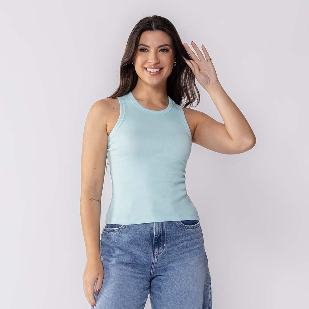 Regata Feminina Básica De Ribana Boby Blues