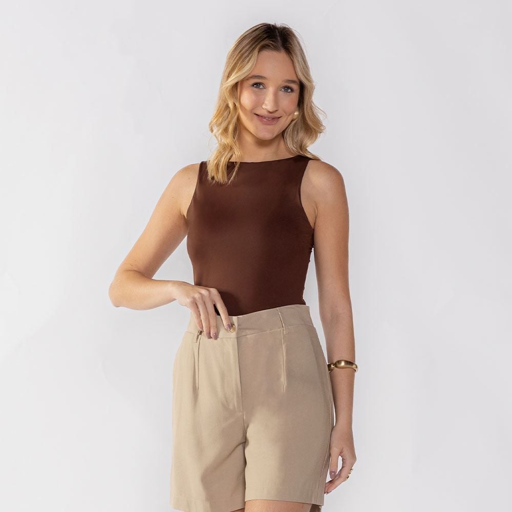 Regata Feminina Em Poliamida Patricia Foster