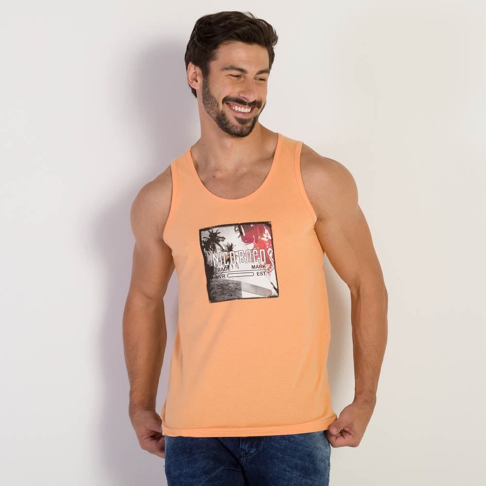 Regata Malha Masculina Nicoboco