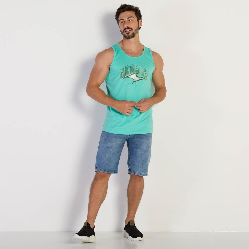 Regata Meia Malha Masculino Nicoboco