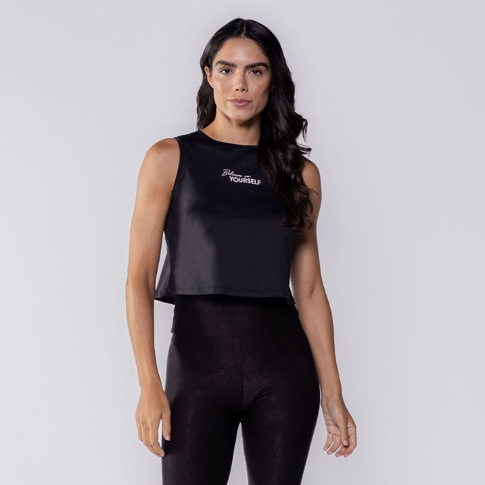 Regata Fitness Feminina Cropped Scream