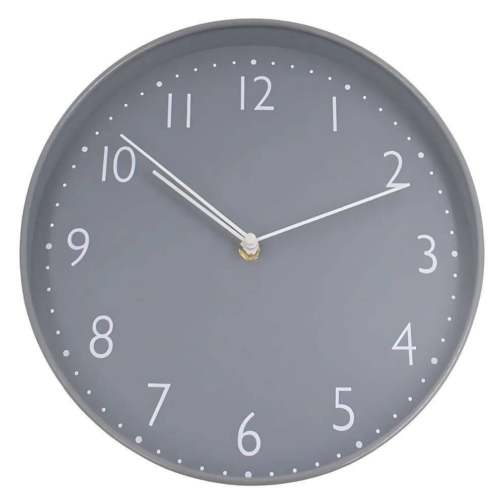 Relógio De Parede Cinza Havan Casa - 30cm