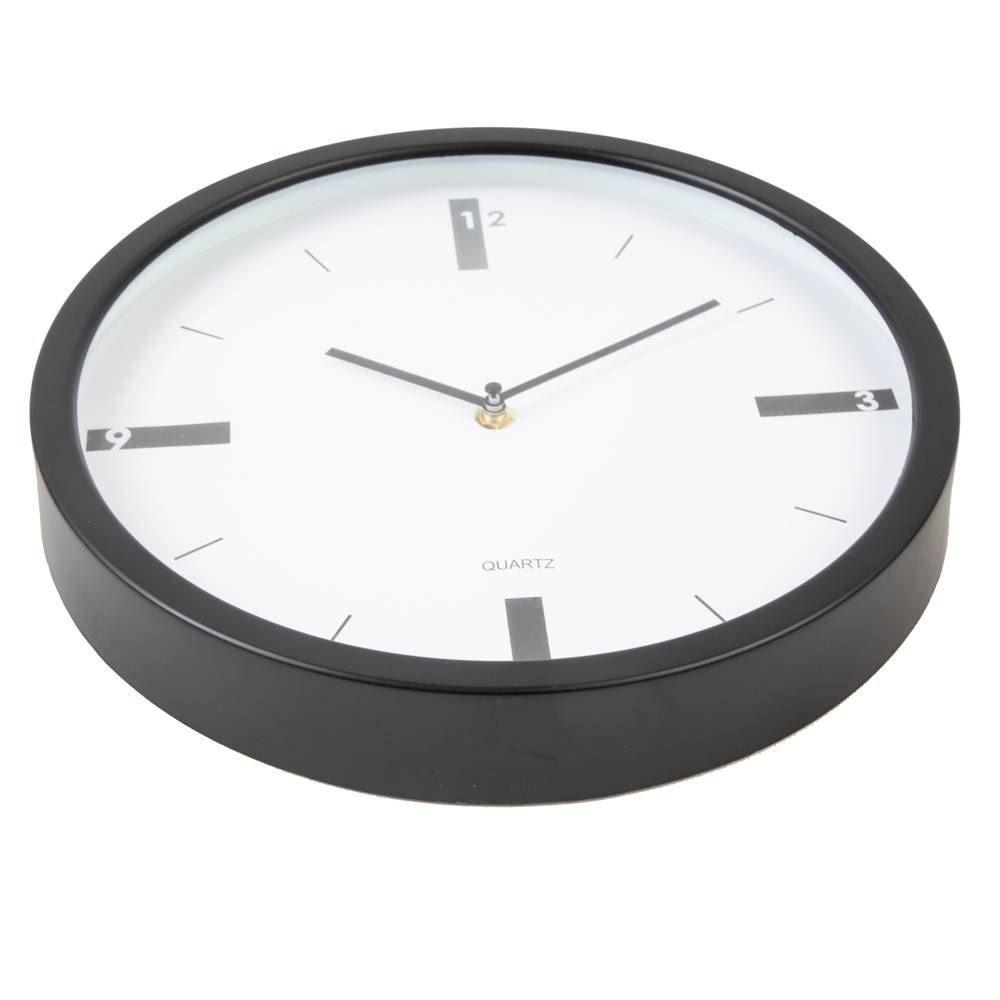 Relógio De Parede Havan Casa 30,5Cm - Preto e Branco 