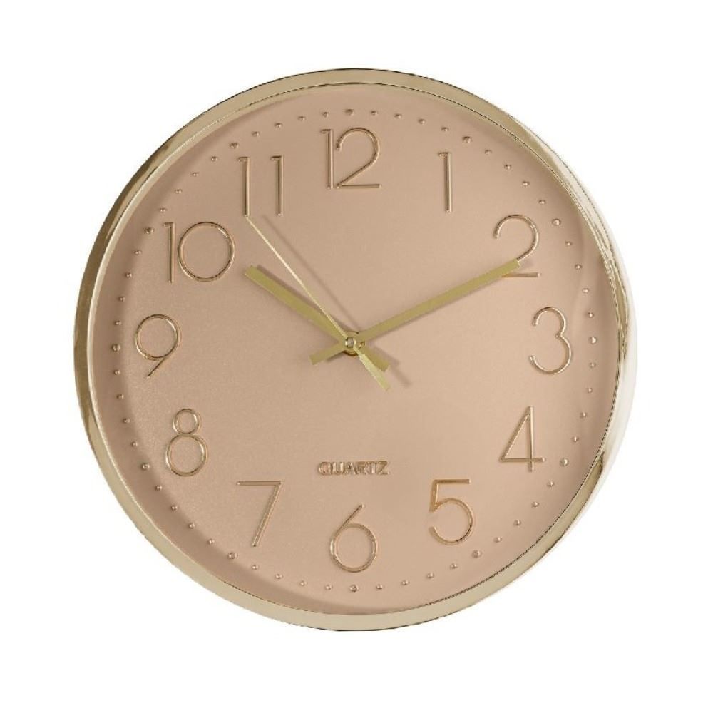 Relógio De Parede Lyor 30,5 Cm - Nude