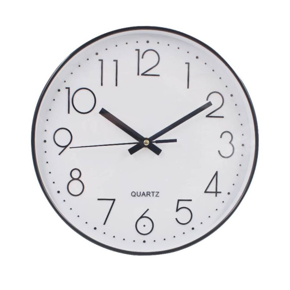 Relógio De Parede Preto E Branco Havan Casa - 30cm