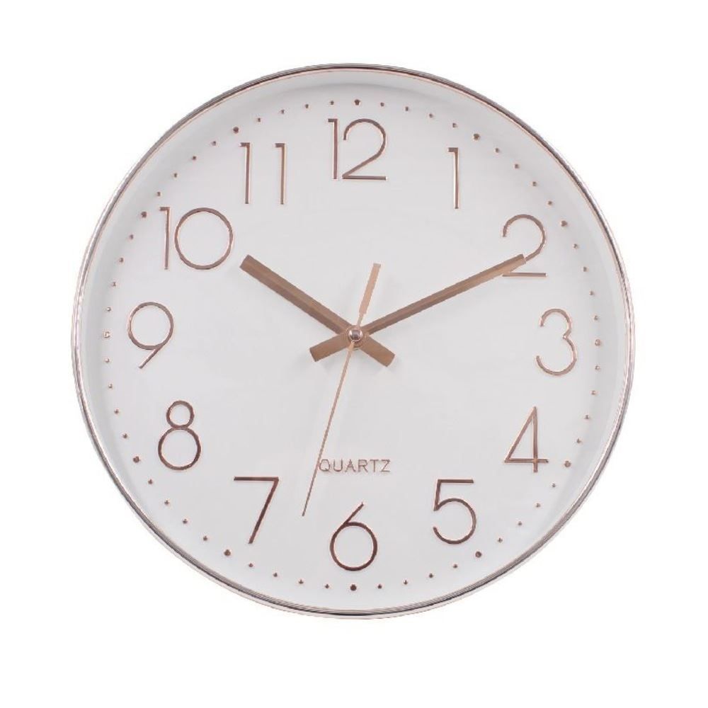 Relógio De Parede Rose Gold Havan Casa - 30cm