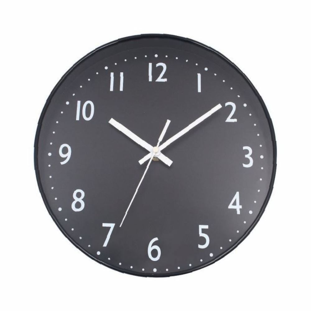 Relógio Preto De Parede Havan Casa - 30 Cm