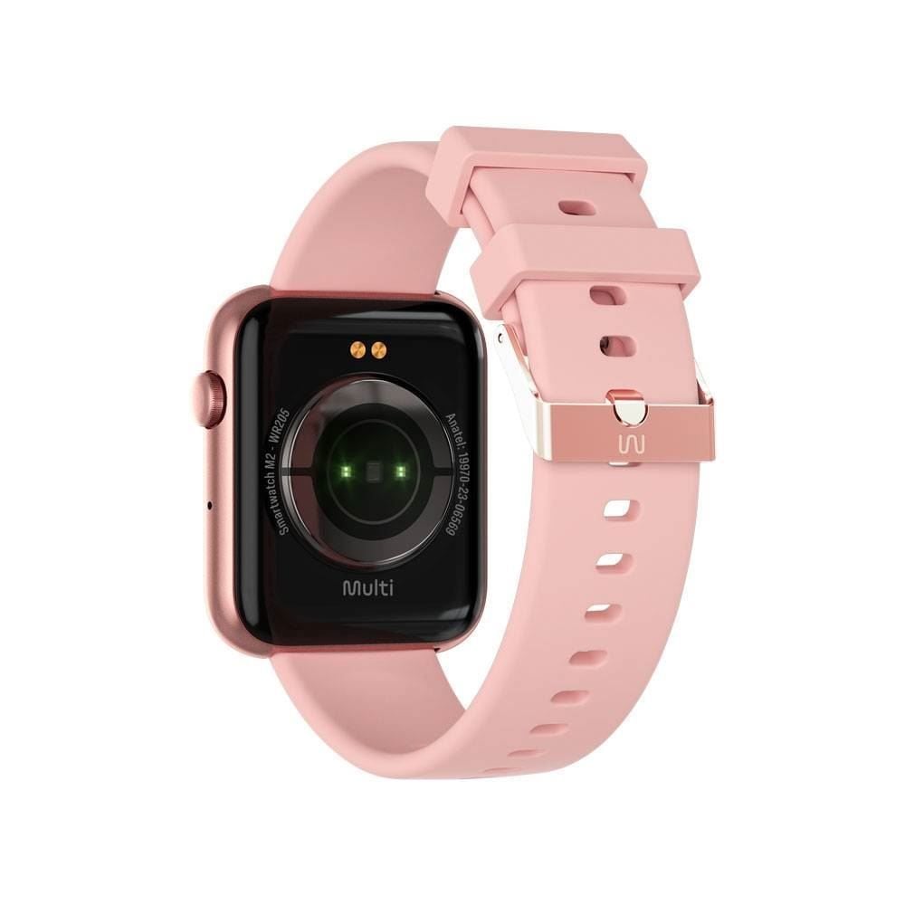 Relógio Smartwatch Multilaser Tela 1,78 Amoled Proteção Ip67 M2 - Rosa