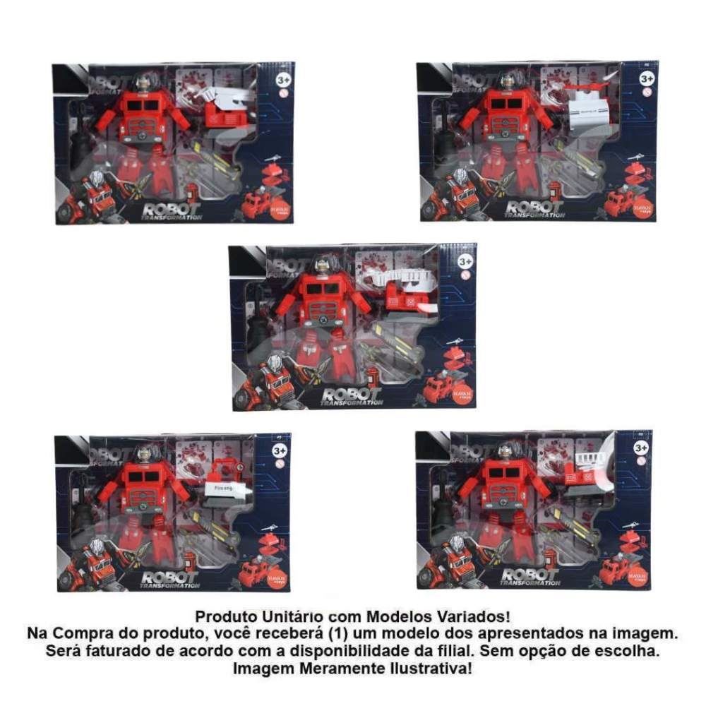 Robô Caminhão de Bombeiro Havan Toys - Sortido