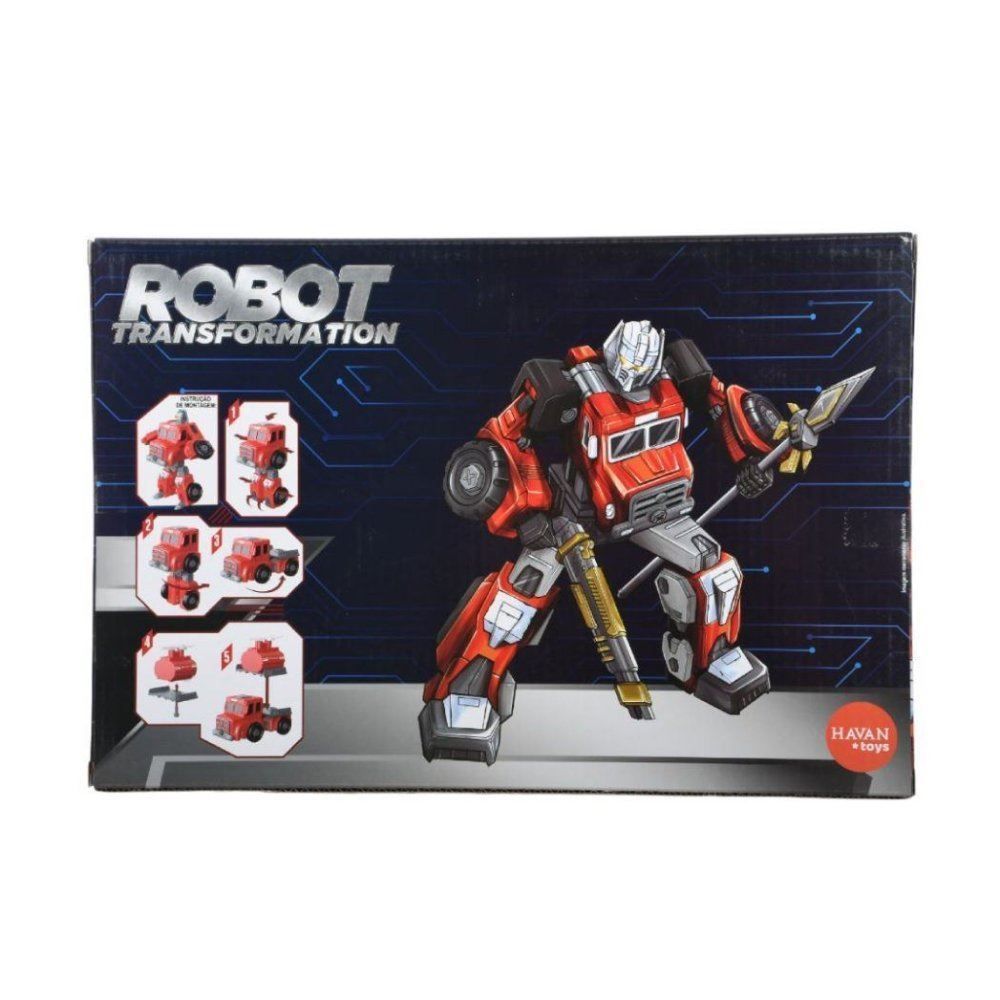 Robô Caminhão de Bombeiro Havan Toys - Sortido