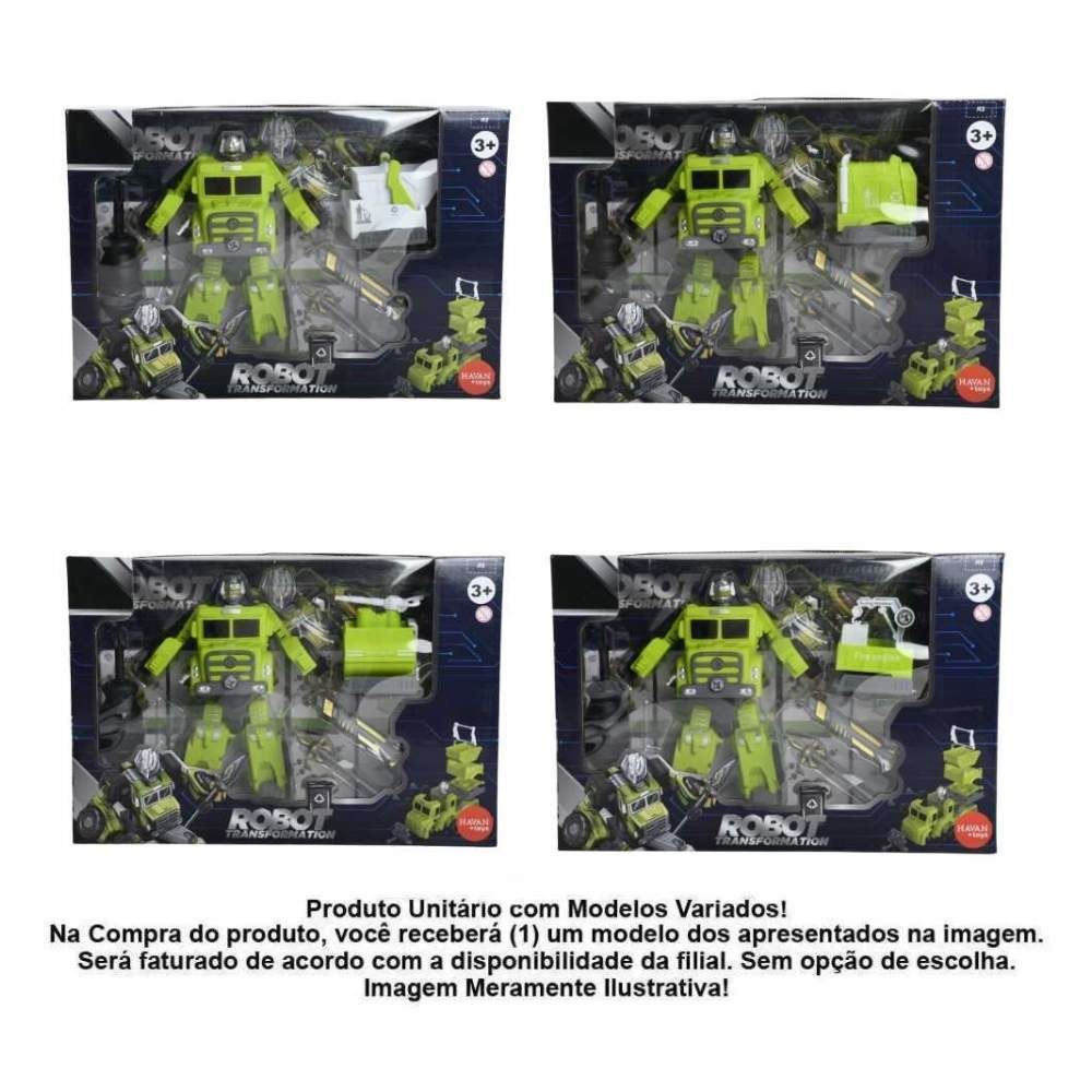 Robô Caminhão de Reciclagem Havan Toys - Sortido