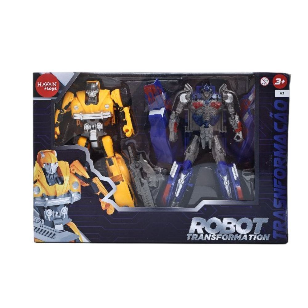 Robô Transformador 2 Peças Fusca e Caminhão Havan Toys - HBR0369