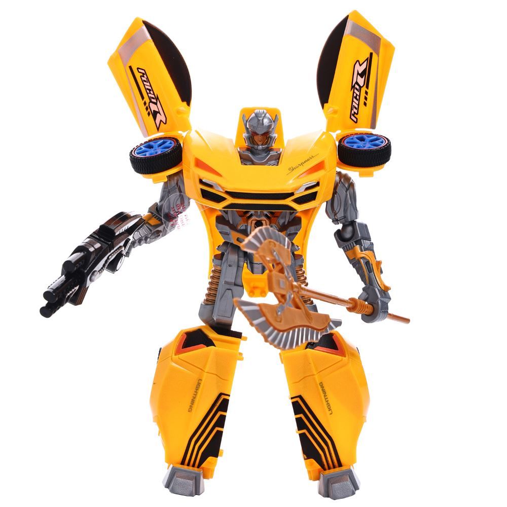 Robô Transformador Amarelo Havan Toys - HBR0372