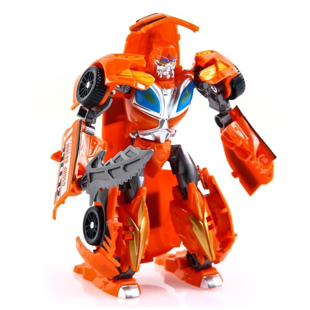 Robô Transformador Laranja Havan Toys - HBR0490 