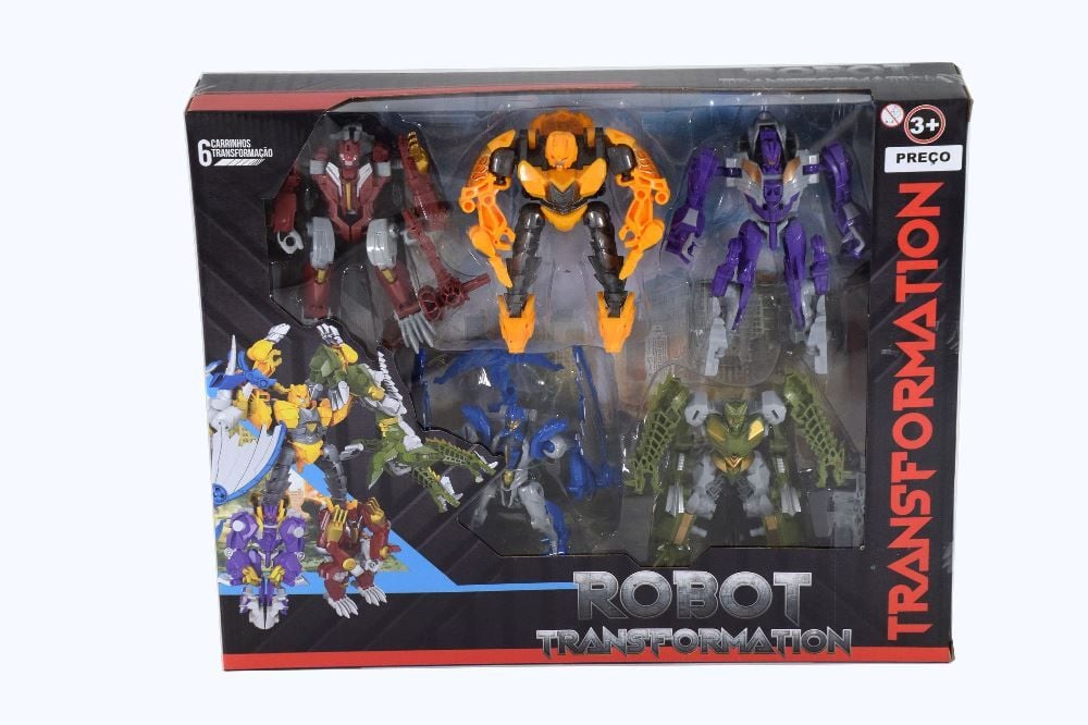 Robôs Transformadores 5 Peças Havan - HME0230