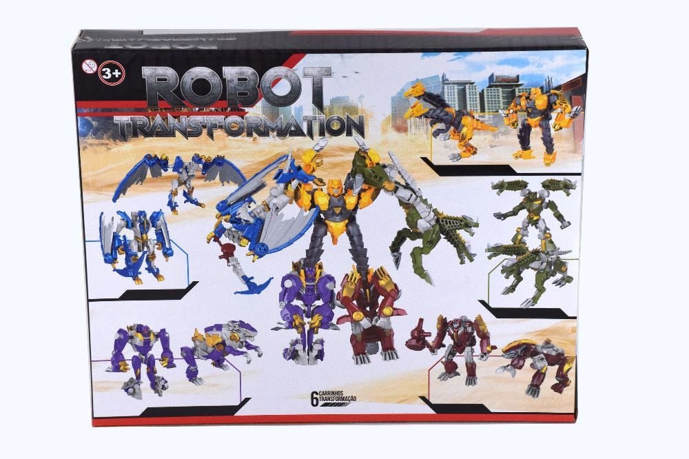 Robôs Transformadores 5 Peças Havan - HME0230