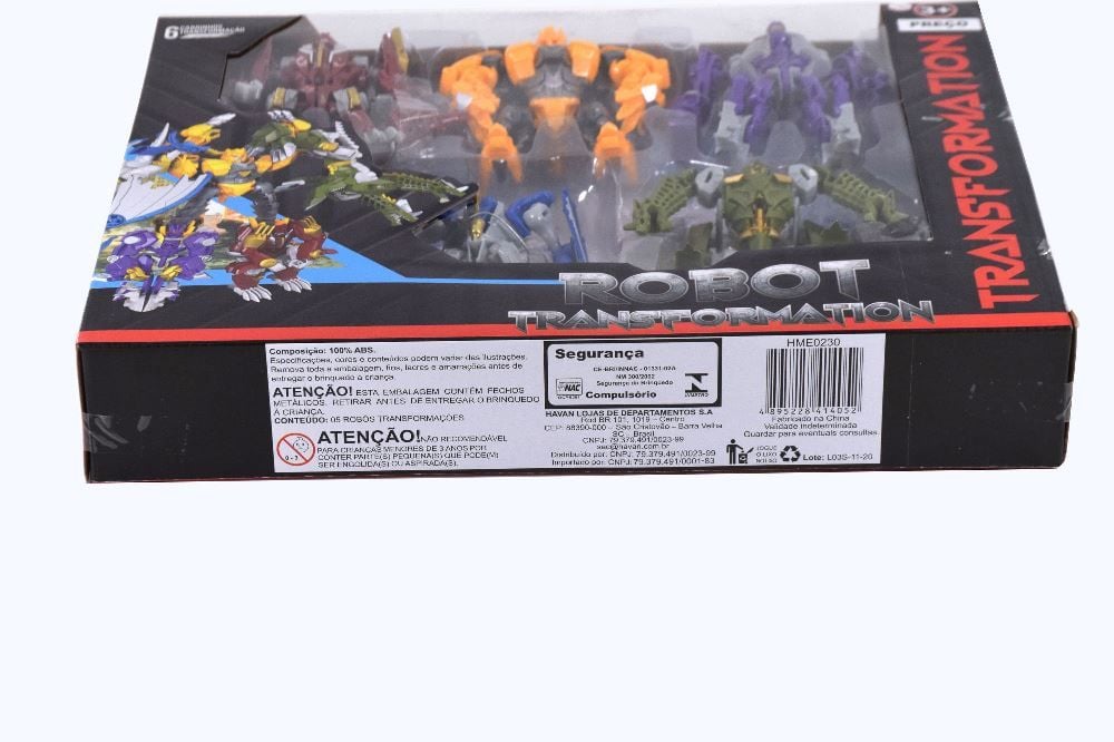 Robôs Transformadores 5 Peças Havan - HME0230