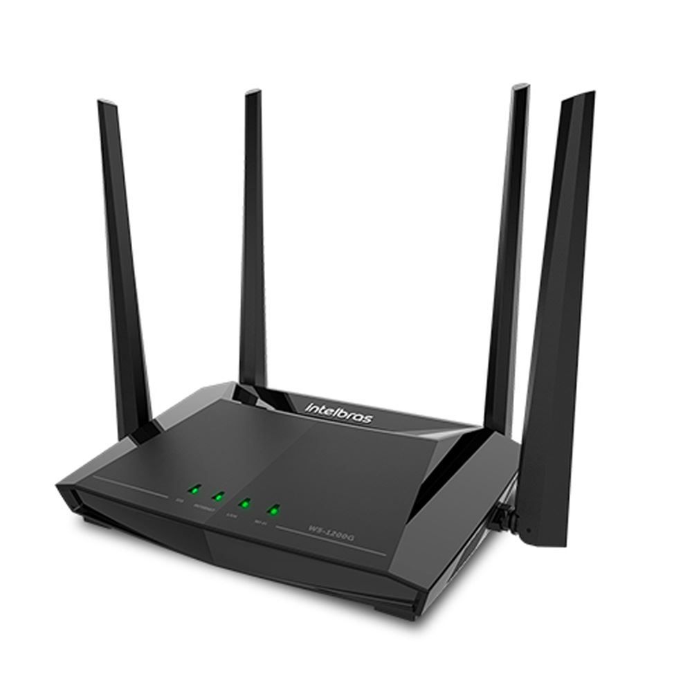 Roteador Gigabat Wi-Force W5-1200G Intelbras - Preto
