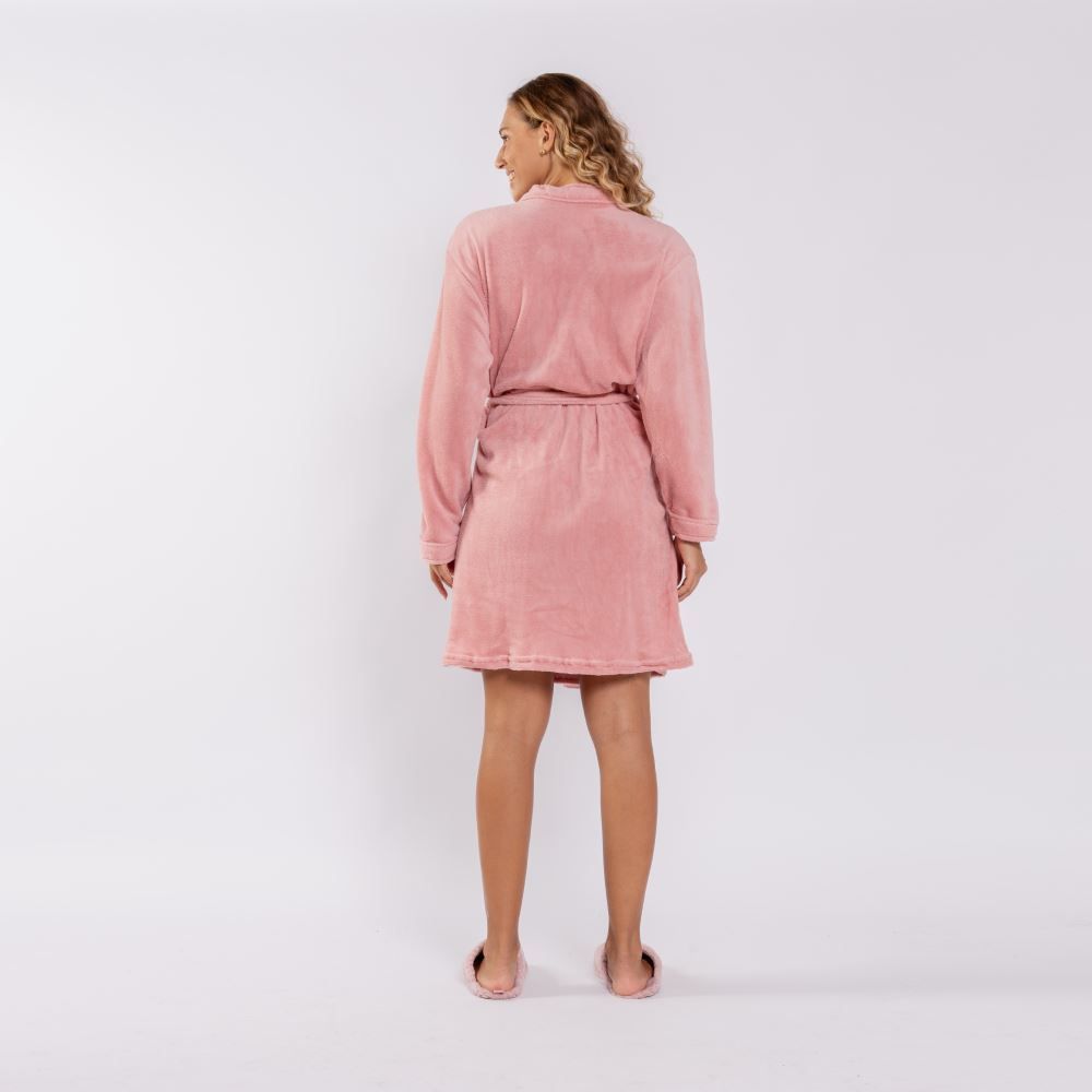 Roupão Adulto Microfibra G Havan - Rose